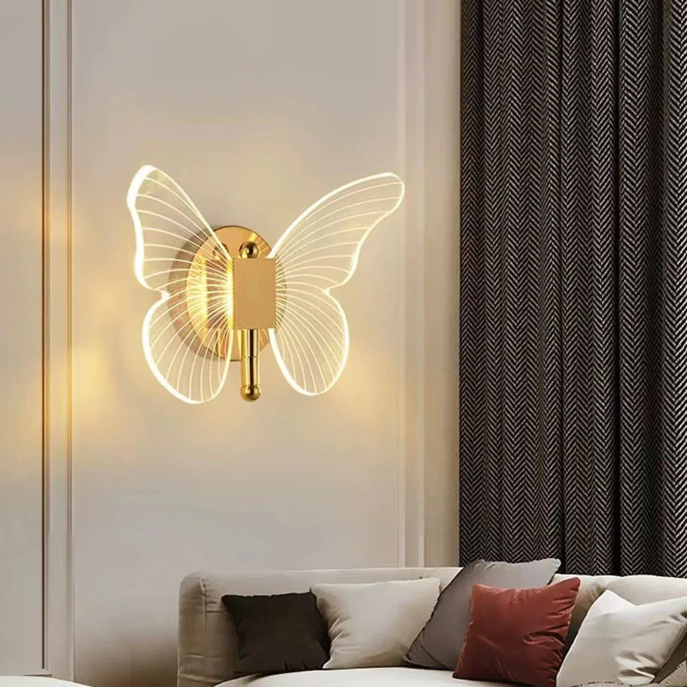 Arandela de Parede em LED Borboleta Moderna - Linha Premium