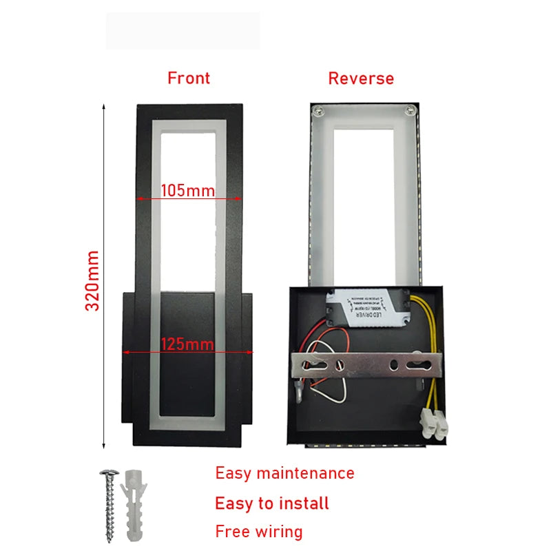 Arandela Moderna Minimalista LED