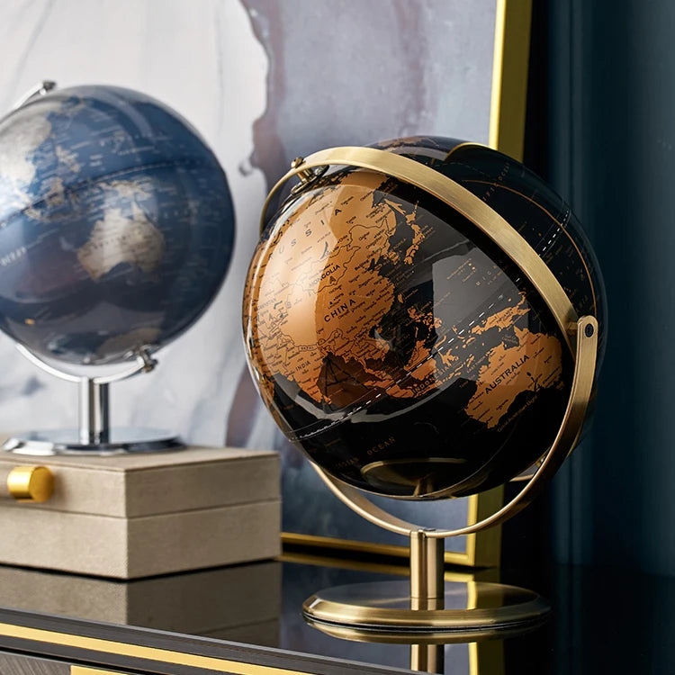 Globo Terrestre Decorativo Premium - Linha Delux